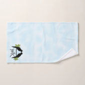 Parrot Love Monogramme (Serviette à main)