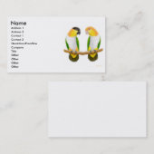 Parrot Love Profile Card Visitekaartje (Voorkant / Achterkant)