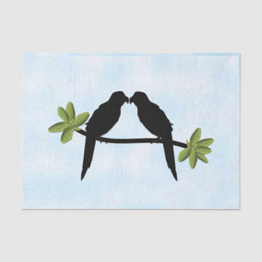 Parrot Love Tissuepapier (Voorkant)