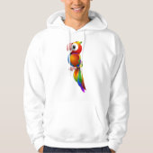 Parrot Mannen Hoodie (Voorkant)