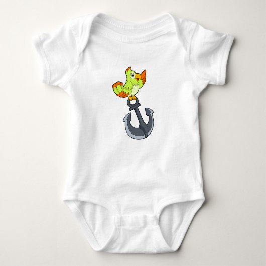 Parrot met Anchor Romper (Voorkant)