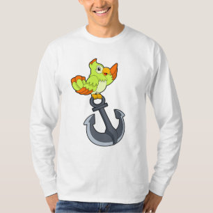 Parrot met Anchor T-shirt