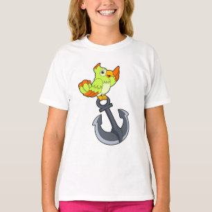 Parrot met Anchor T-shirt