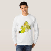Parrot met bananen t-shirt (Voorkant volledig)
