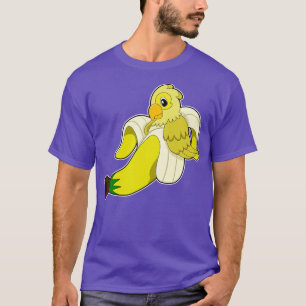 Parrot met bananen t-shirt
