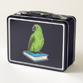 Parrot met Boek (Achterkant)