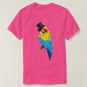 Parrot met Cylinder T-shirt (Design voorkant)