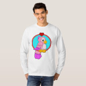 Parrot met hart t-shirt (Voorkant volledig)