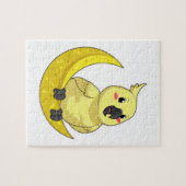 Parrot met Moon Legpuzzel (Horizontaal)