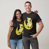 Parrot met Moon T-shirt (Unisex)
