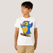 Parrot met potlood t-shirt (Voorkant volledig)