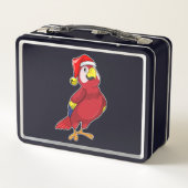 Parrot met Santa hat (Achterkant)