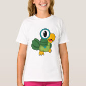 Parrot met vergrootglas t-shirt (Voorkant)