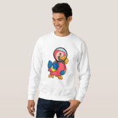 Parrot met vergrootglas trui (Voorkant volledig)