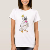 Parrot met wafelijs t-shirt (Voorkant)