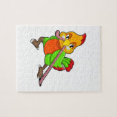 Parrot met worm legpuzzel (Horizontaal)