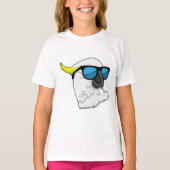 Parrot met zonnebril t-shirt (Voorkant)