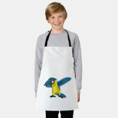 Parrot op Hip Hop Dance Dab Schort (Gedragen)