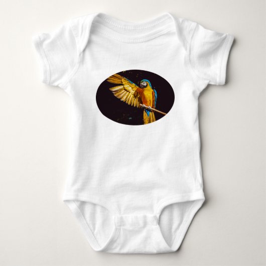 Parrot Out Stretched Wing Romper (Voorkant)