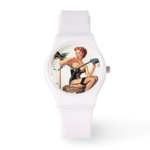 Parrot Pin Up Horloge