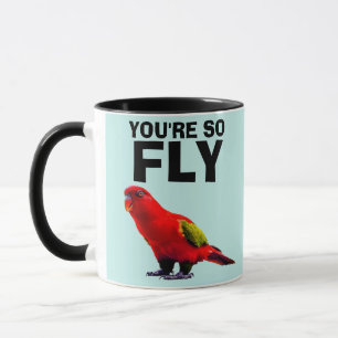 PARROT PUN FUNNY AMI CAFÉ MUG