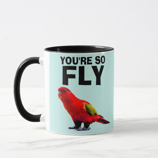 PARROT PUN FUNNY AMI CAFÉ MUG (Gauche)