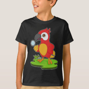 Parrot rechercheur Magnifying glass T-shirt