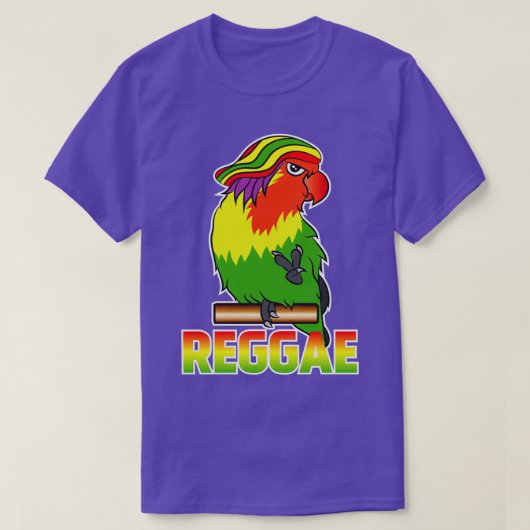 Parrot Reggae Bird Lover T-shirt (Design voorkant)