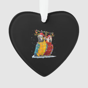 Parrot Reindeer Xmas Light-kerstsieraden Ornament