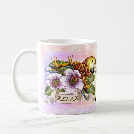 Parrot Relax tasse (Gauche)