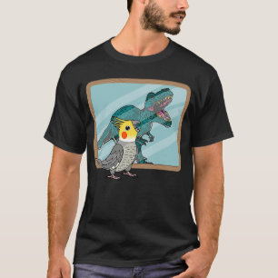 Parrot & Rex Reflection I Cockatiel T-shirt