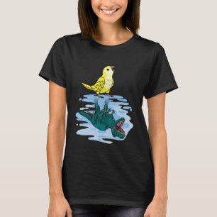 Parrot & Rex Reflection I Lutino Monk Paraket Qua T-shirt