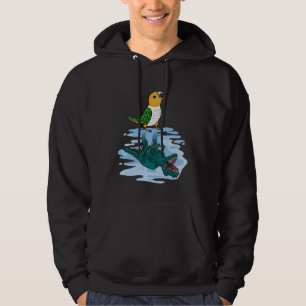 Parrot & Rex Reflection I White bellied Caïque Hoodie