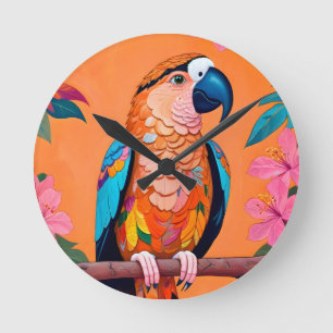 Parrot Ronde Klok