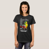 Parrot Rules It's Mine I Yellow-side Green Cheek T-shirt (Voorkant volledig)