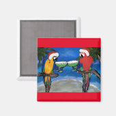 Parrot Santa Magneet (Voorkant / Achterkant)