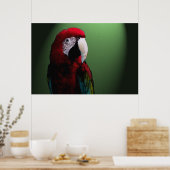 Parrot Talk 36 x 24 Poster (Keuken)