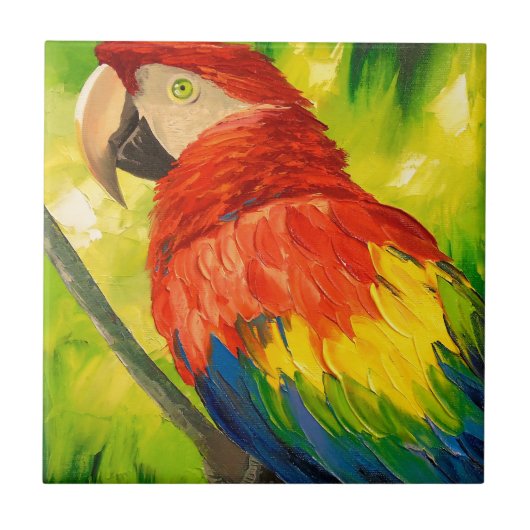 Parrot Tegeltje (Voorkant)