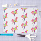 Parrot Tropische Waterverf Summer Party Tissuepapier (Craft)