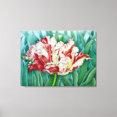 Parrot Tulip Canvas Afdruk (Voorkant)
