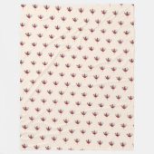 Parrot Tulip Fleece Deken (Voorkant)