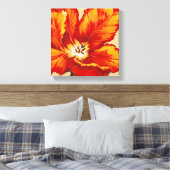 Parrot Tulip I Canvas Afdruk (Insitu (Slaapkamer))