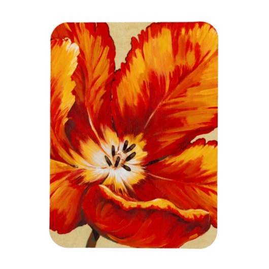 Parrot Tulip I Magneet (Verticaal)