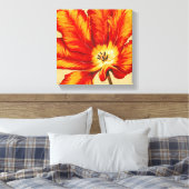 Parrot Tulip II Canvas Afdruk (Insitu (Slaapkamer))