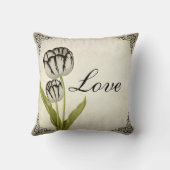 Parrot Tulip Personalized Keepomwille Pillow Kussen (Achterkant)