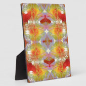 Parrot veren patroon fotoplaat (Zijkant)