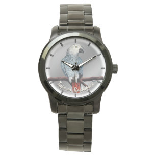 Parrot Watch African Gray Wristwatch Personaliste Horloge