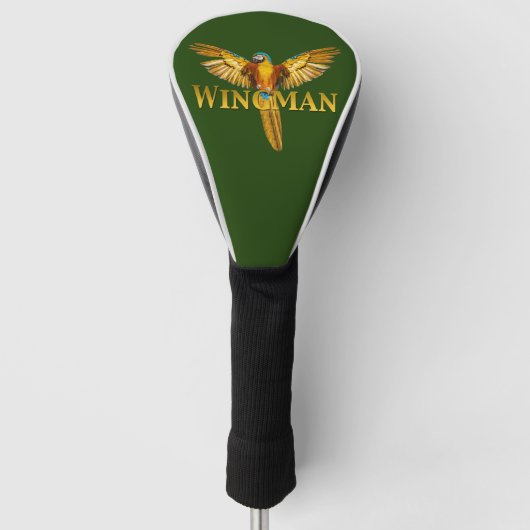 Parrot Wingman Golfheadcover (Voorkant)