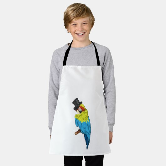 Parrot with Cylinder Schort (Gedragen)