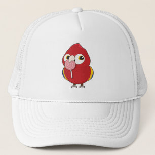 Parrot with Lollipop Trucker Pet